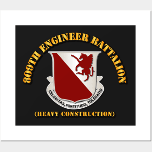 809th Engineer Bn - Hvy Construction Posters and Art